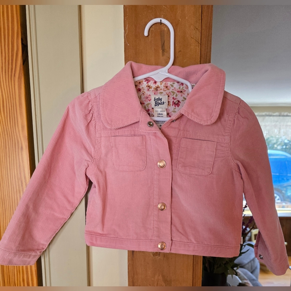 Baby BGosh Blush Pink Corduroy Jacket